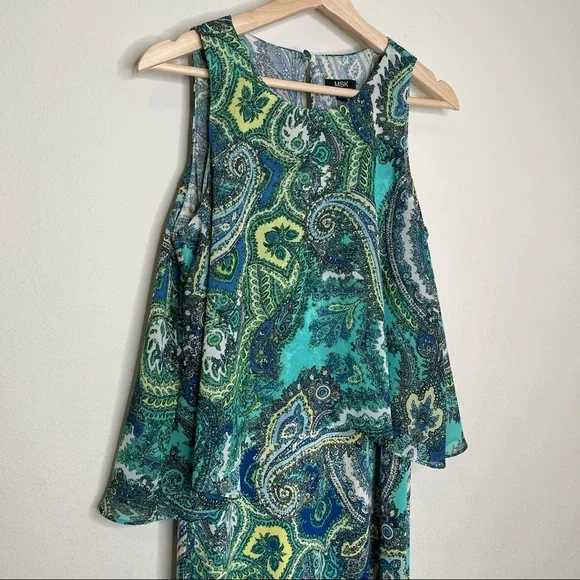 MSK sleeveless paisley print dress - Picture 3 of 9